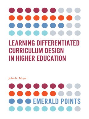cover image of Learning Differentiated Curriculum Design in Higher Education